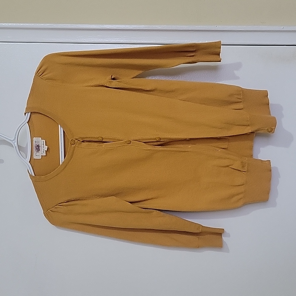 NEXT Mustard Cardigan